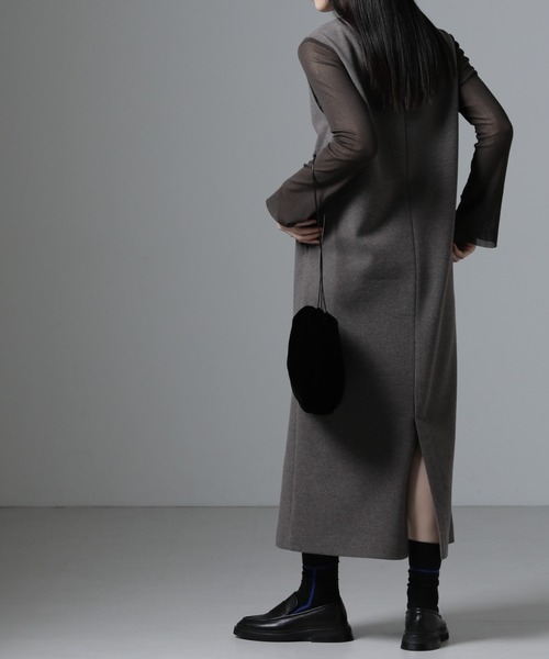 vaqutaux voyage handsomeハンサムシャツワンピースノアール vaqutaux voyage handsomeハンサムシャツワンピースノアール