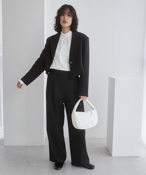 ANGIE ジャケット テーラードジャケット 「セットアップ対応」ショート