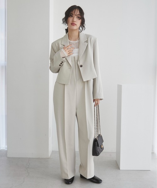 ANGIE ジャケット テーラードジャケット 「セットアップ対応