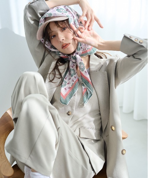 kd シャドーチェック スリーピース セットアップ Cloudstyle】チェック柄/ スリーピース スーツ/ セットアップ
