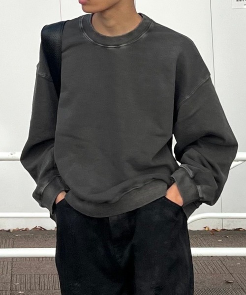 chi!!! チー　トレーナー　s Chikashitsu+ トレーナー スウェット 「Chikashitsu +」cropped