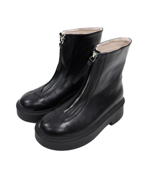 DONOBAN（ドノバン） ブーツ フロントジップブーツ レディース