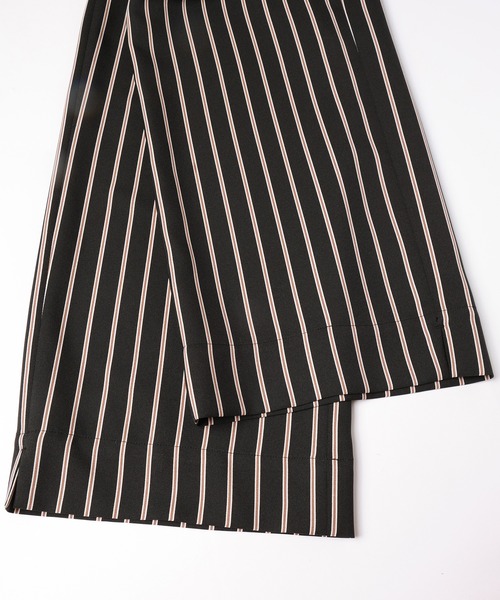 CULLNI スラックス Melange Stripe Twill Side Drawstring Relux