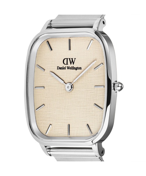 Daniel Wellington 腕時計 Marlon Wire Linen 32×36.5MM ローズ