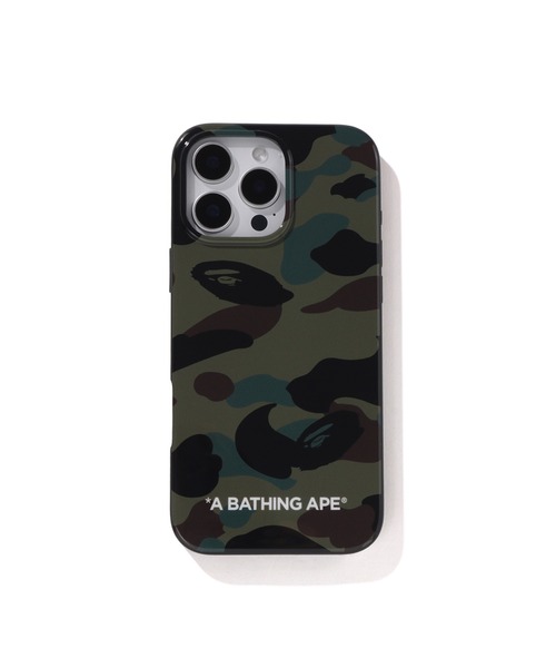 A BATHING APE iPhone 16ProMAX用ケース A BATHING APE（アベイシングエイプ） スマホケース 1ST CAMO IPHONE