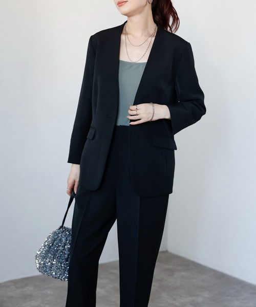 RIRIYANO（リリヤーノ） セットアップ 「「洗える」」2点セットスーツ