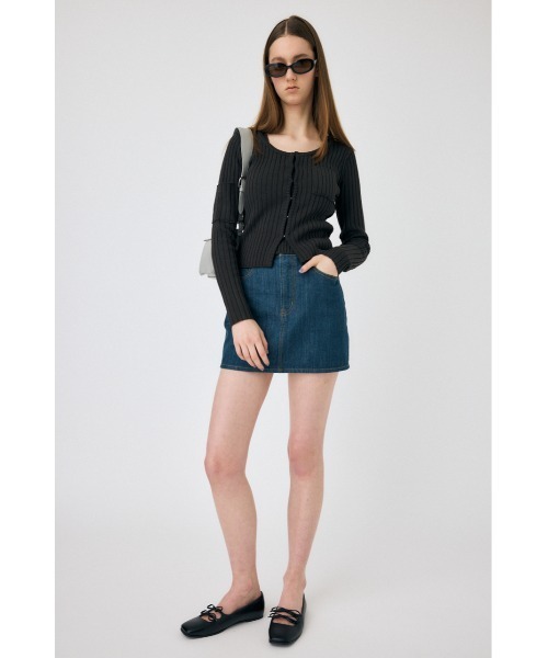 MOUSSY カーディガン RIB KNIT ＆ タンクトップ レディース