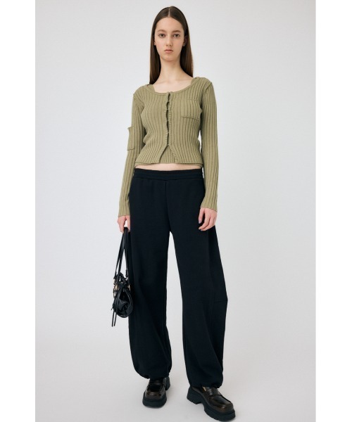 カーディガン RIB KNIT カーディガン ＆ タンクトップ レディース MOUSSY カーディガン RIB KNIT ＆ タンクトップ レディース