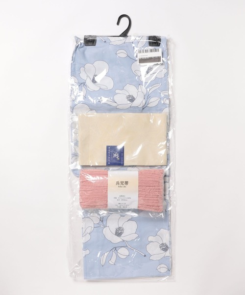 浴衣 浴衣・水色(花柄） レディース : ZOZOTOWN Yahoo!店 - 通販