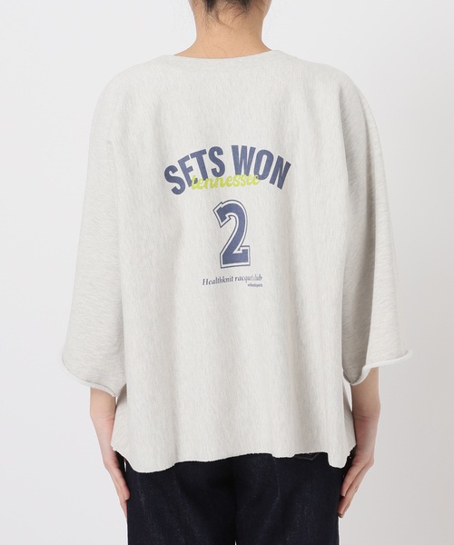 tシャツ Healthknit/ヘルスニット 別注 プリントロゴスウェット レディース Healthknit tシャツ Healthknit/ヘルスニット 別注 プリントロゴ