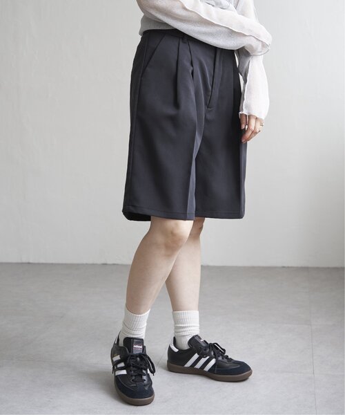 VENCE EXCHANGE ハーフパンツ パンツ TRツイルタックハーフパンツ