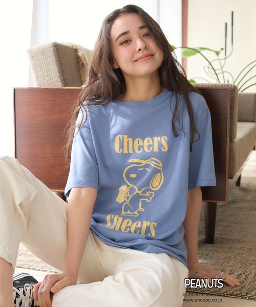 PEANUTS tシャツ 半袖 「PEANUTS/ピーナッツ」SNOOPY/スヌーピー