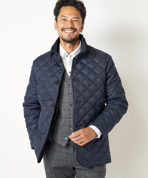 MEN'S BIGI（メンズビギ） 中綿ブルゾン 04 ネイビー メンズ