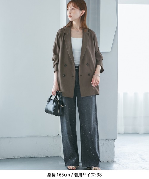 SALON adam et rope' ジャケット テーラードジャケット ウール
