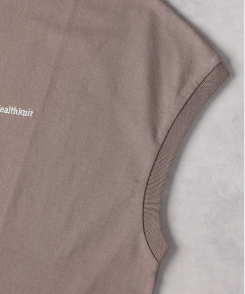 タンクトップ ノースリーブ 「Healthknit」スピンドルスリーブＴシャツ レディース Right-on タンクトップ ノースリーブ 「Healthknit」スピンドル