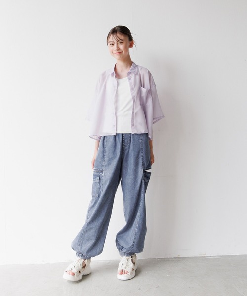 GLOBAL WORK パンツ DRY/サイドZIPカーゴパンツ/292254 キッズ