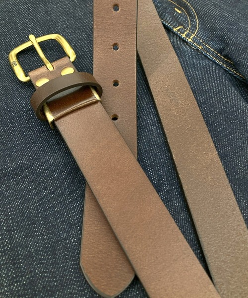 Lee ベルト Lee/リー 30mm レザー ゴールドバックル ナロー