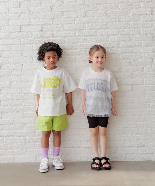 130cmまとめ売り 状態◎女の子BRANSHES GLOBAL WORK GLOBAL WORK tシャツ オシャラクドッキング半袖/T/323387 キッズ