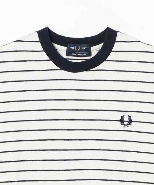 FRED PERRY tシャツ 「別注」FRED / RELAXED STRIPE PIQUE T