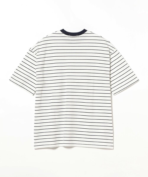FREDPERRY WOVEN PANEL ストライプ Tシャツ FRED PERRY tシャツ 「別注」FRED / RELAXED STRIPE PIQUE T