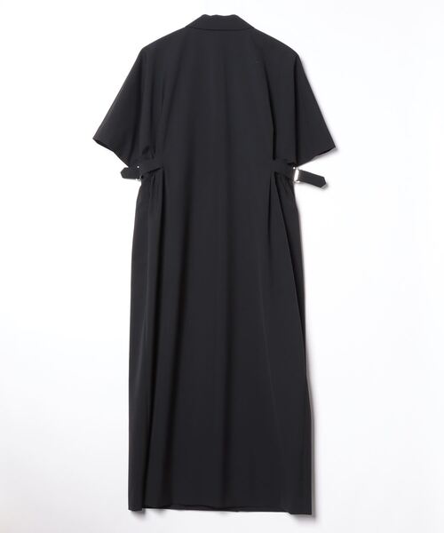 美品 ロエフ LOEFF 24AW ダブルブレストワンピース 0 ブラック LOEFF/ロエフ ダブルブレストワンピース [Black]