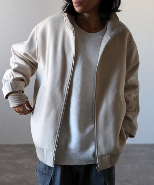 「CREARE -LINO-」 ブルゾン L アイボリー メンズ_画像2