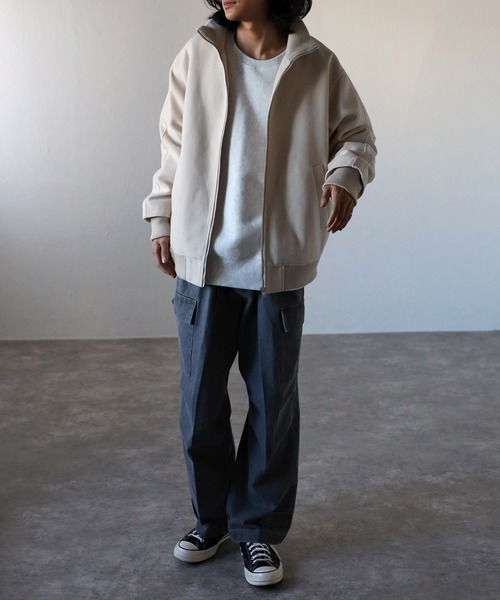 「CREARE -LINO-」 ブルゾン L アイボリー メンズ_画像9