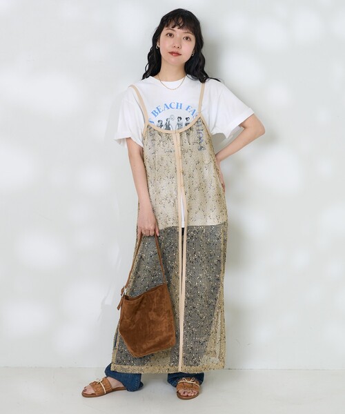 FREAK'S STORE（フリークスストア） ワンピース 夏 ネップメッシュ