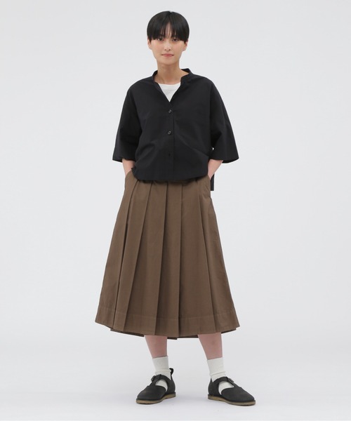 美品 MHL. SUPERFINE COTTON TWILL フレアスカート MHL. スカート SUPERFINE COTTON TWILL : ZOZOTOWN Yahoo!店