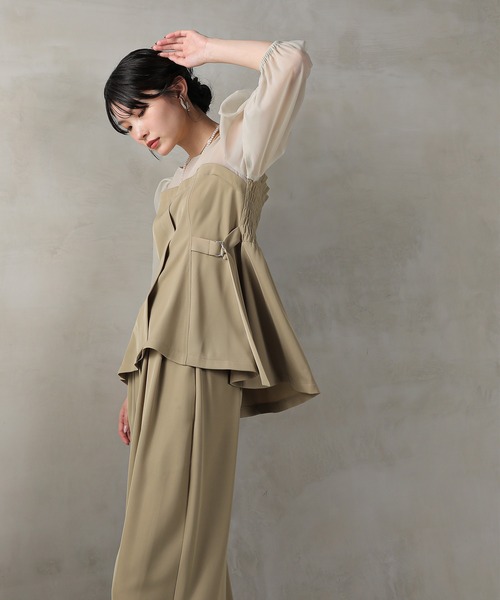 ※専用※ビスチェ パンツドレス kana Kana パンツドレス ビスチェペプラムトップス パンツ
