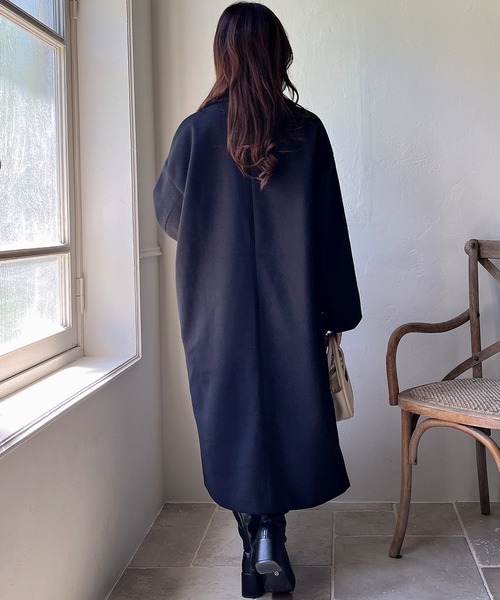 「MIIA」 チェスターコート FREE ベージュ レディース_画像8