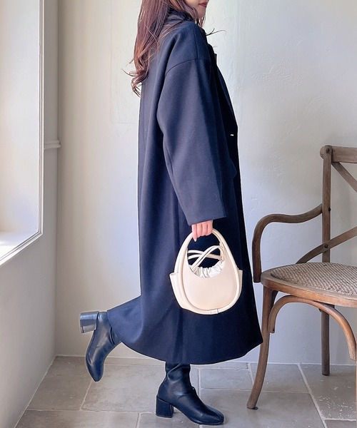 「MIIA」 チェスターコート FREE ベージュ レディース_画像9