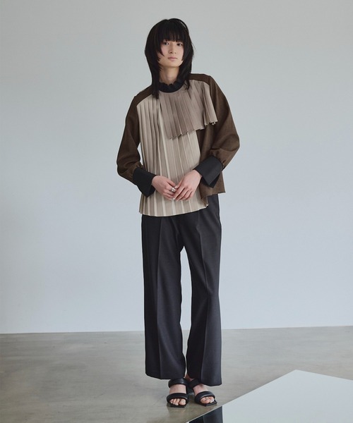 「UNITED TOKYO」 長袖ブラウス FREE ベージュ レディース UNITED TOKYO 「UNITED TOKYO」 長袖ブラウス FREE ベージュ