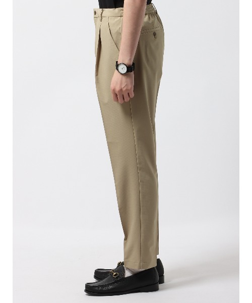 スラックス PERFORMANCE PANTS タックテーパードパンツ ウォッシャブル