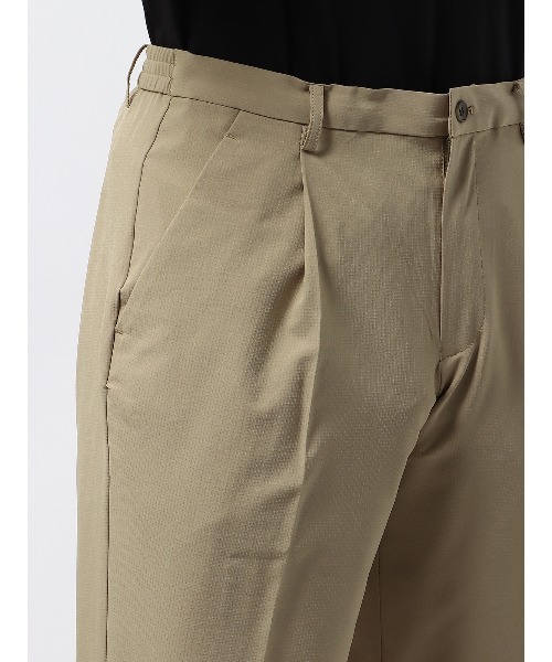 スラックス PERFORMANCE PANTS タックテーパードパンツ ウォッシャブル