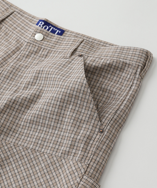 パンツ BoTT / Plaid Double knee Short BoTT(ボット) / Plaid Double Knee Short | 公式通販・JACK in