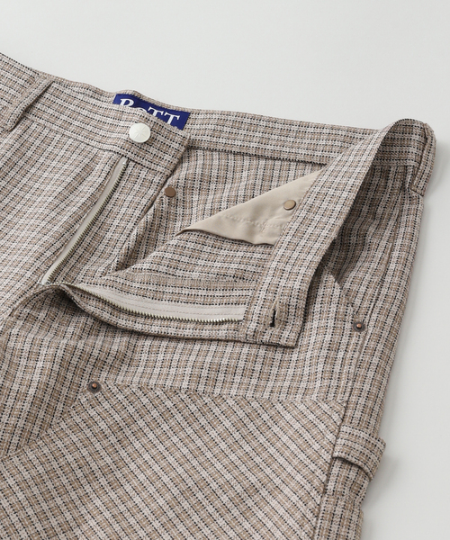 BoTT（ボット） パンツ Plaid Double Knee Short メンズ : ZOZOTOWN