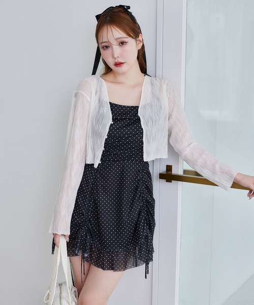 one after another NICE CLAUP カーディガン 着回し万能/シアー