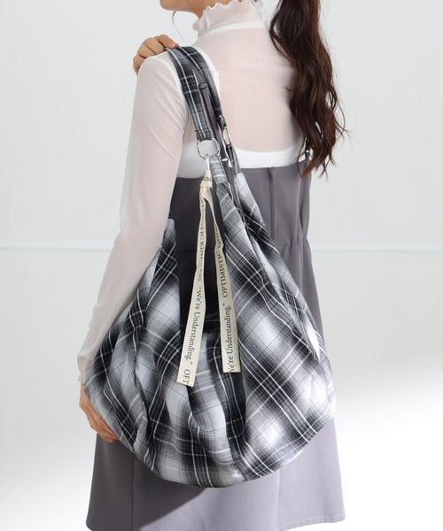 ALTROSE トートバッグ 3way ショルダーバッグ リュック チェック