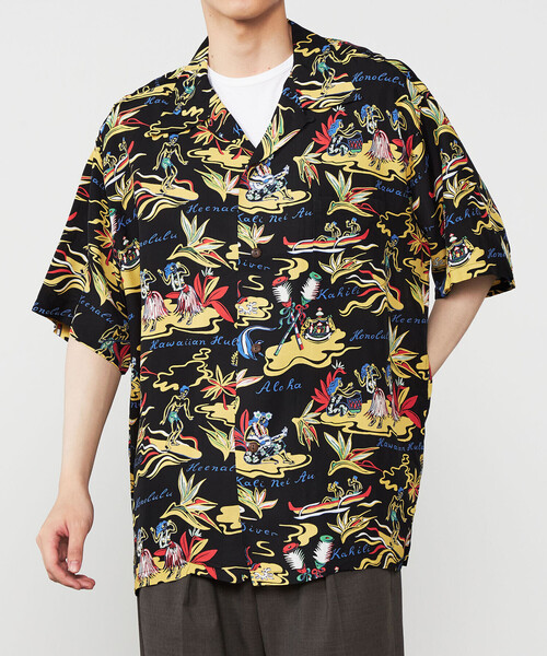 SUN SURF ハワイアン 半袖シャツ SUN SURF アロハシャツ シャツ 半袖 | 半袖ハワイアンシャツ “HAWAIIAN