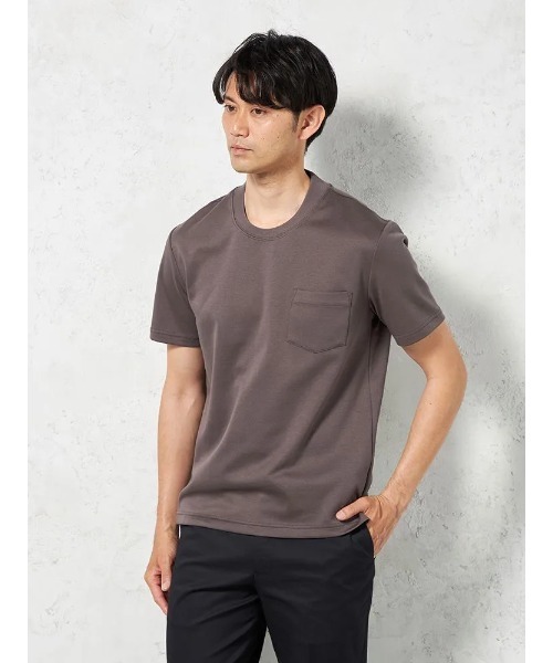 tシャツ 「吸湿冷感」完全ノーアイロン 半袖 アイTシャツ スロープ