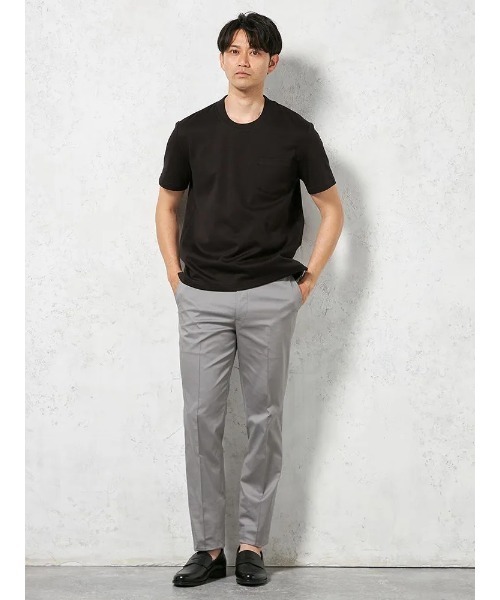 tシャツ 「吸湿冷感」完全ノーアイロン 半袖 アイTシャツ スロープ