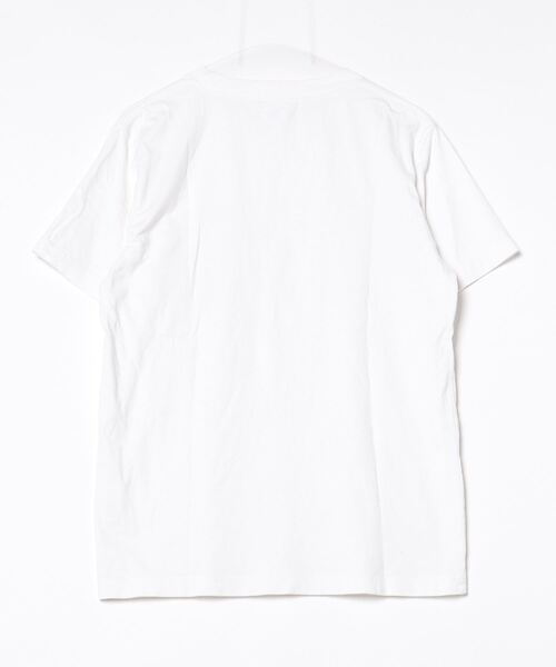 「Champion」 ワンポイント半袖Tシャツ L ホワイト メンズ