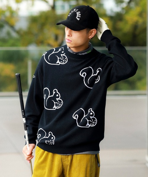 さらにお値下げ ビームスゴルフ BEAMS GOLF ニット BEAMS GOLF（ビームスゴルフ）の「ORANGE LABEL / Bマーク ニットプル