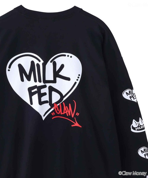 「MILKFED.」 長袖カットソー ONE SIZE ブラック レディース