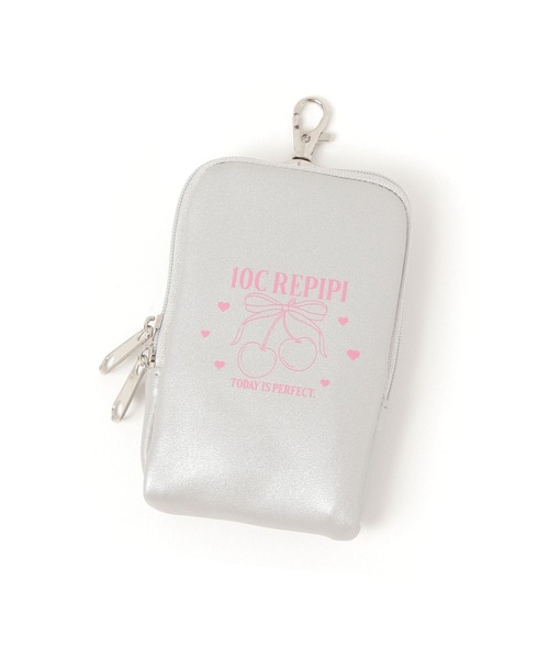 10C REPIPI ポーチ 「10C REPIPI」リボンチェリーリールキーケース