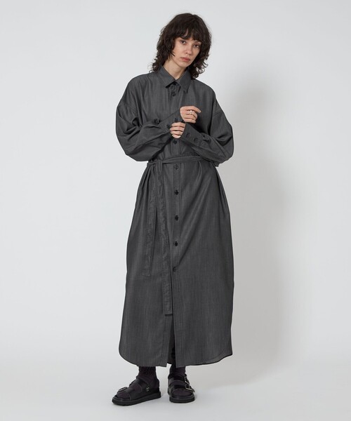 K　ASTRAET アストラット　デニムワンピース ASTRAET（アストラット） ワンピース 「ASTRAET」デニムライク リボン