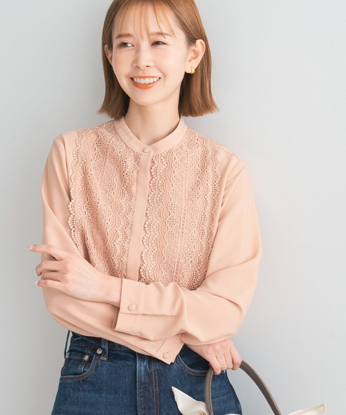 「URBAN RESEARCH ROSSO WOMEN」 長袖ブラウス FREE オレンジ系その他 レディース