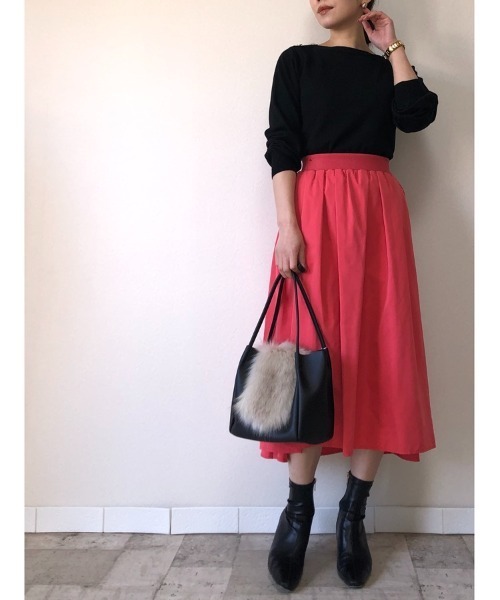 「M.deux」 フレアスカート MEDIUM ブルー レディース_画像7