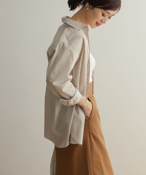 URBAN RESEARCH DOORS（アーバンリサーチドアーズ） 長袖シャツ MEDIUM グリーン レディース : ZOZOTOWN ...